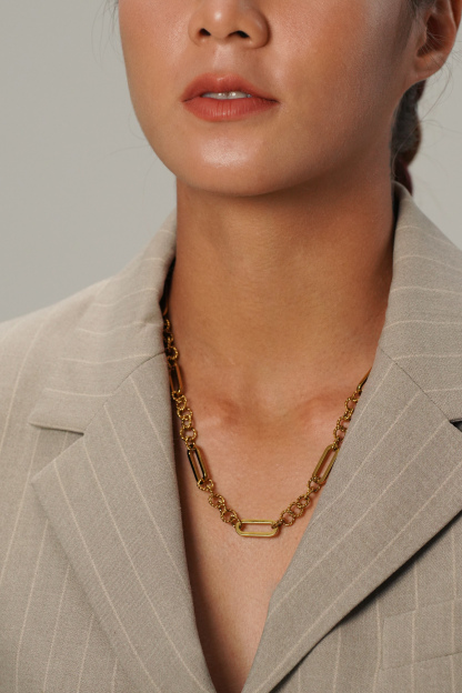 Dalia Gold Link Chain Necklace