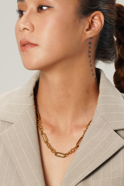 Dalia Gold Link Chain Necklace
