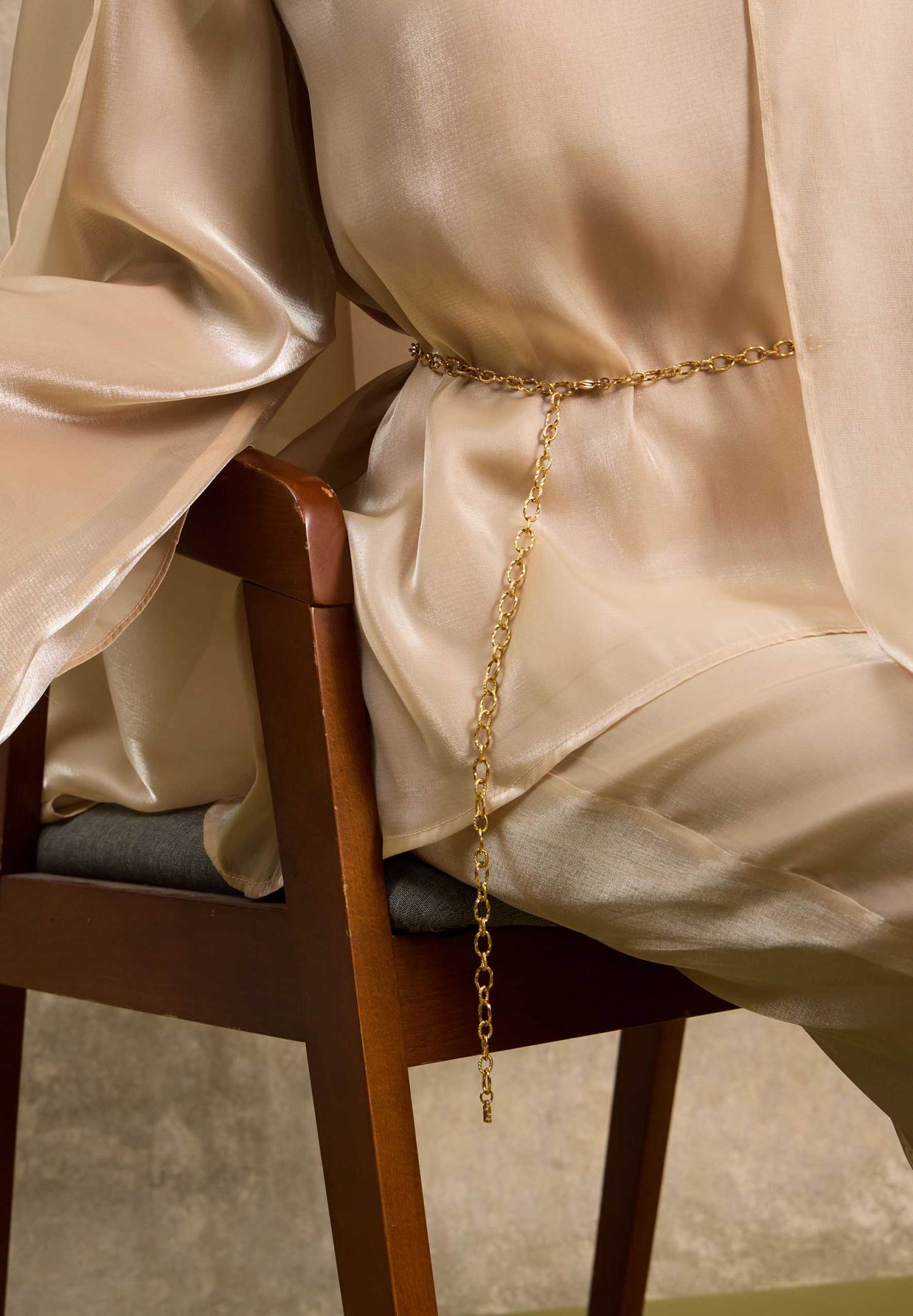 Dawn Gold Chain Belt Necklace