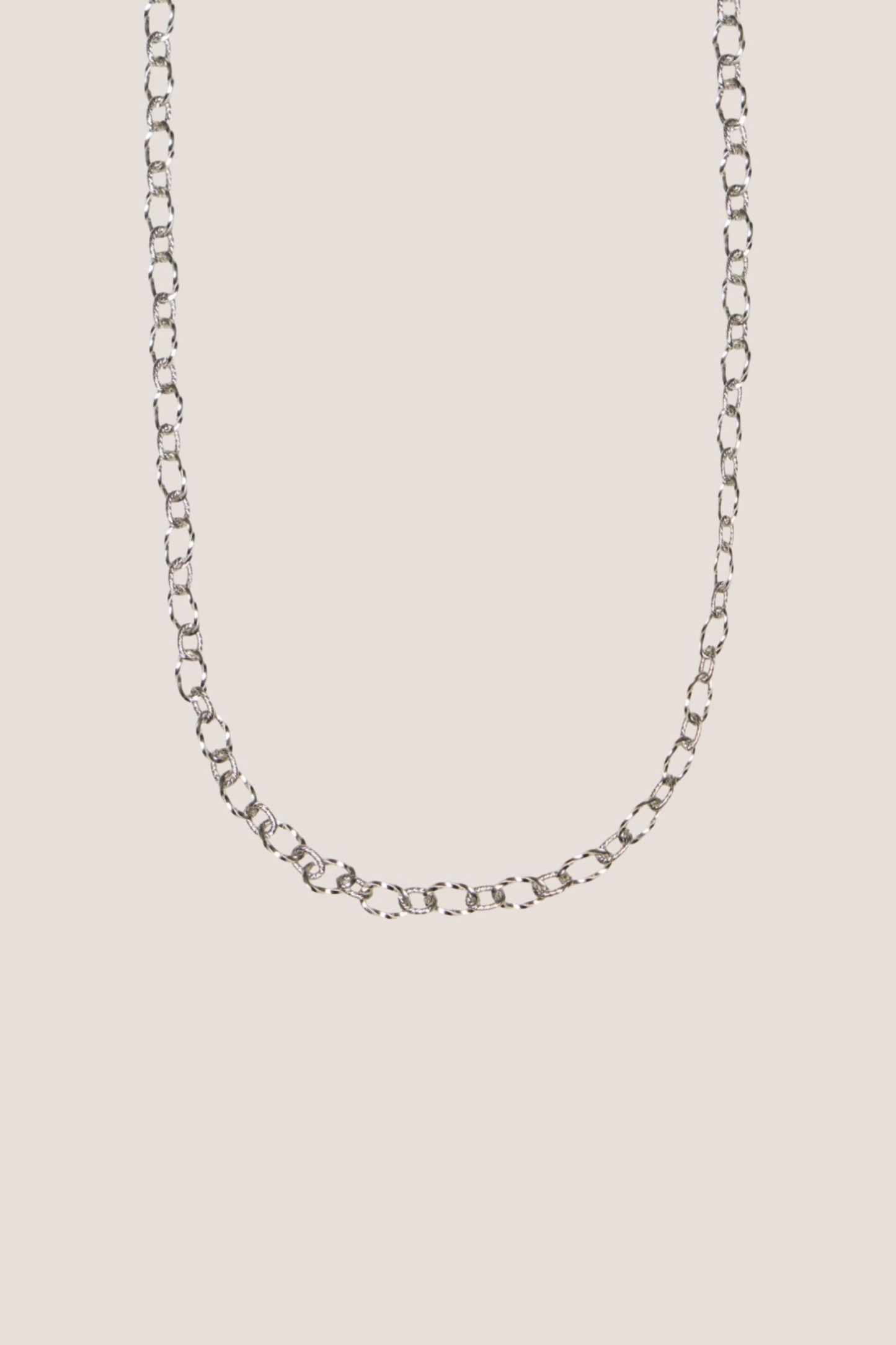 Dawn Silver Chain Belt Necklace