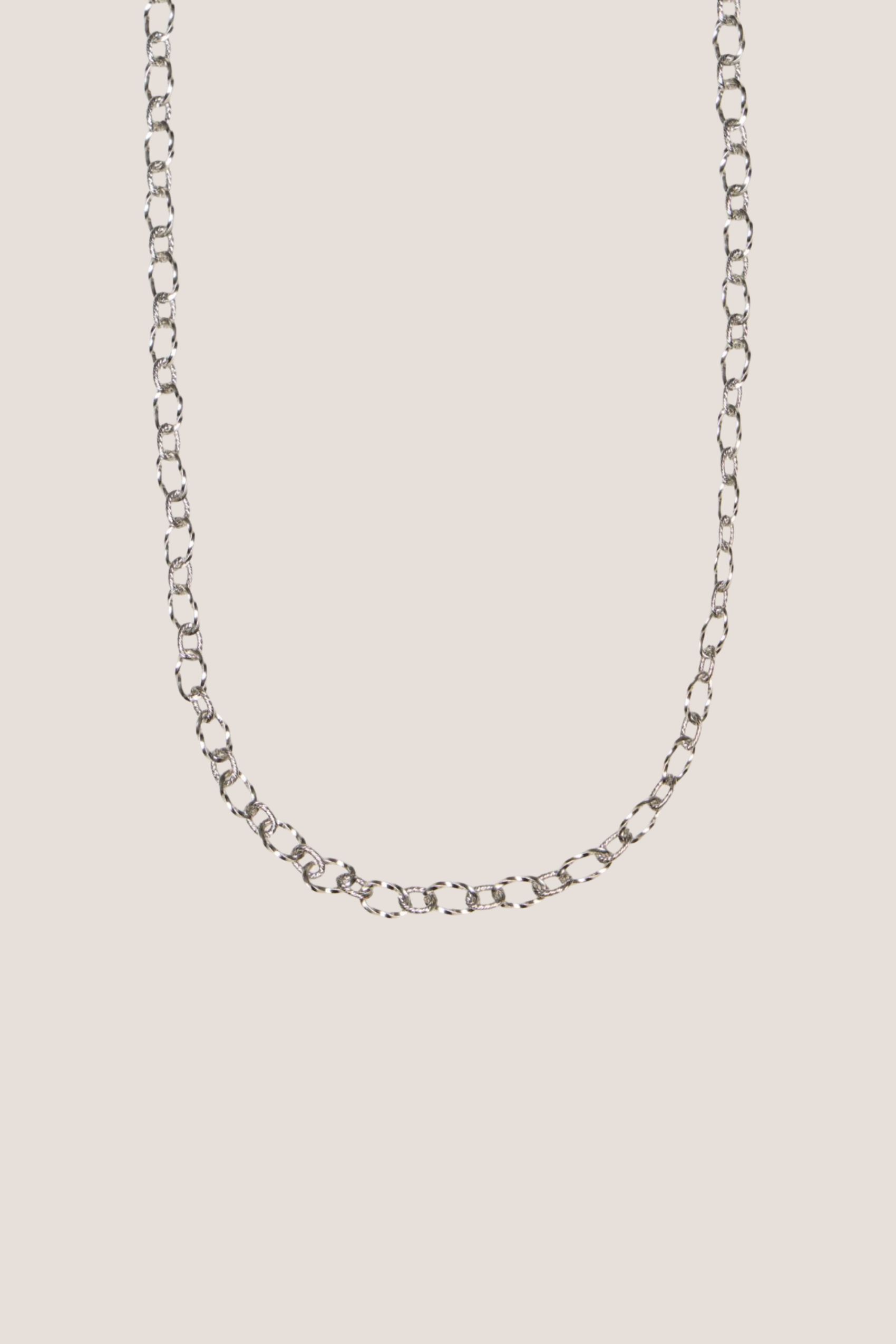 Dawn Silver Chain Belt Necklace