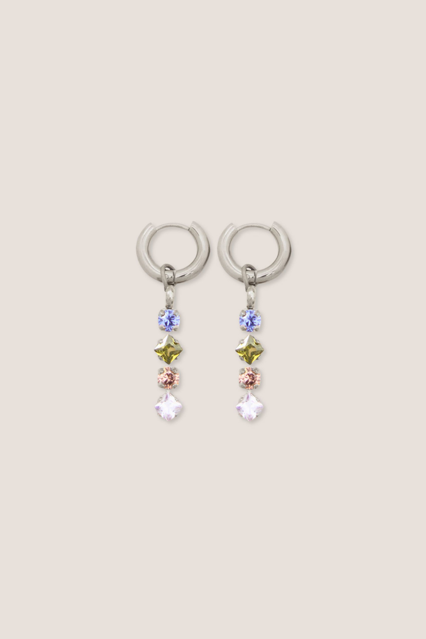 Desire Mystic Mini Silver Hoop Earrings
