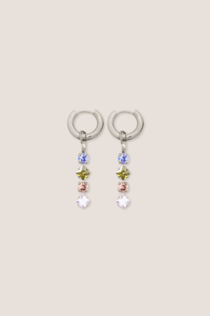 Desire Mystic Mini Silver Hoop Earrings