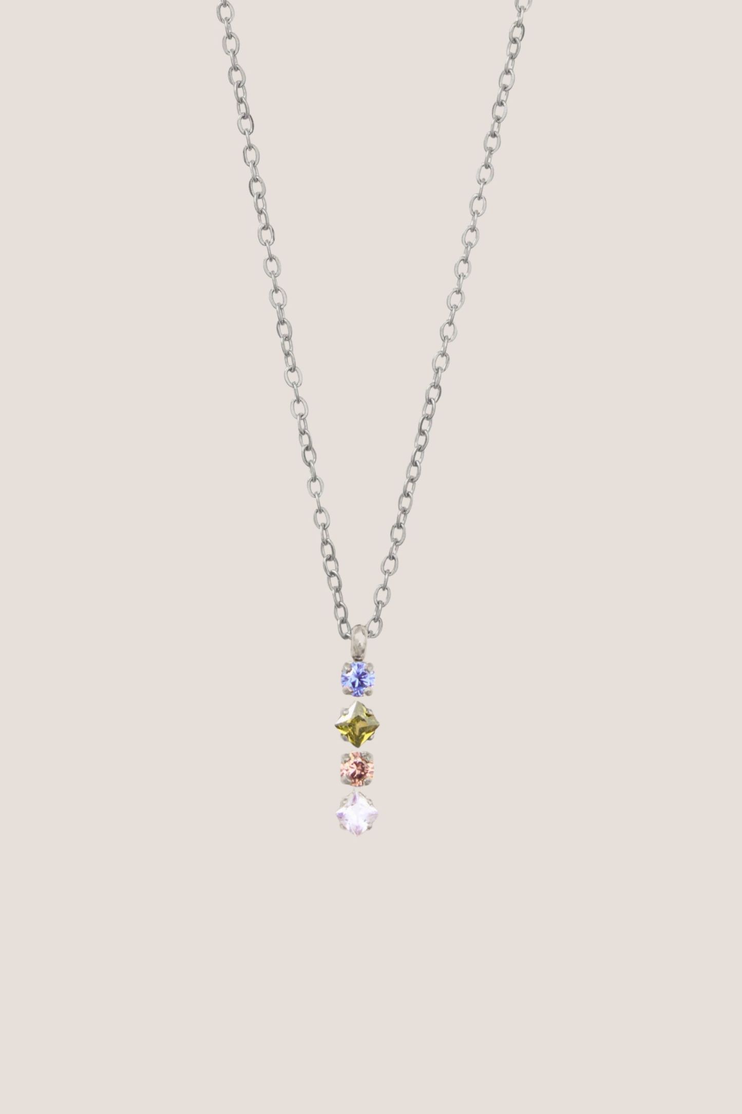 Desire Mystic Silver Chain Pendant Necklace