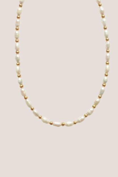 Dew Pearl Gold Necklace