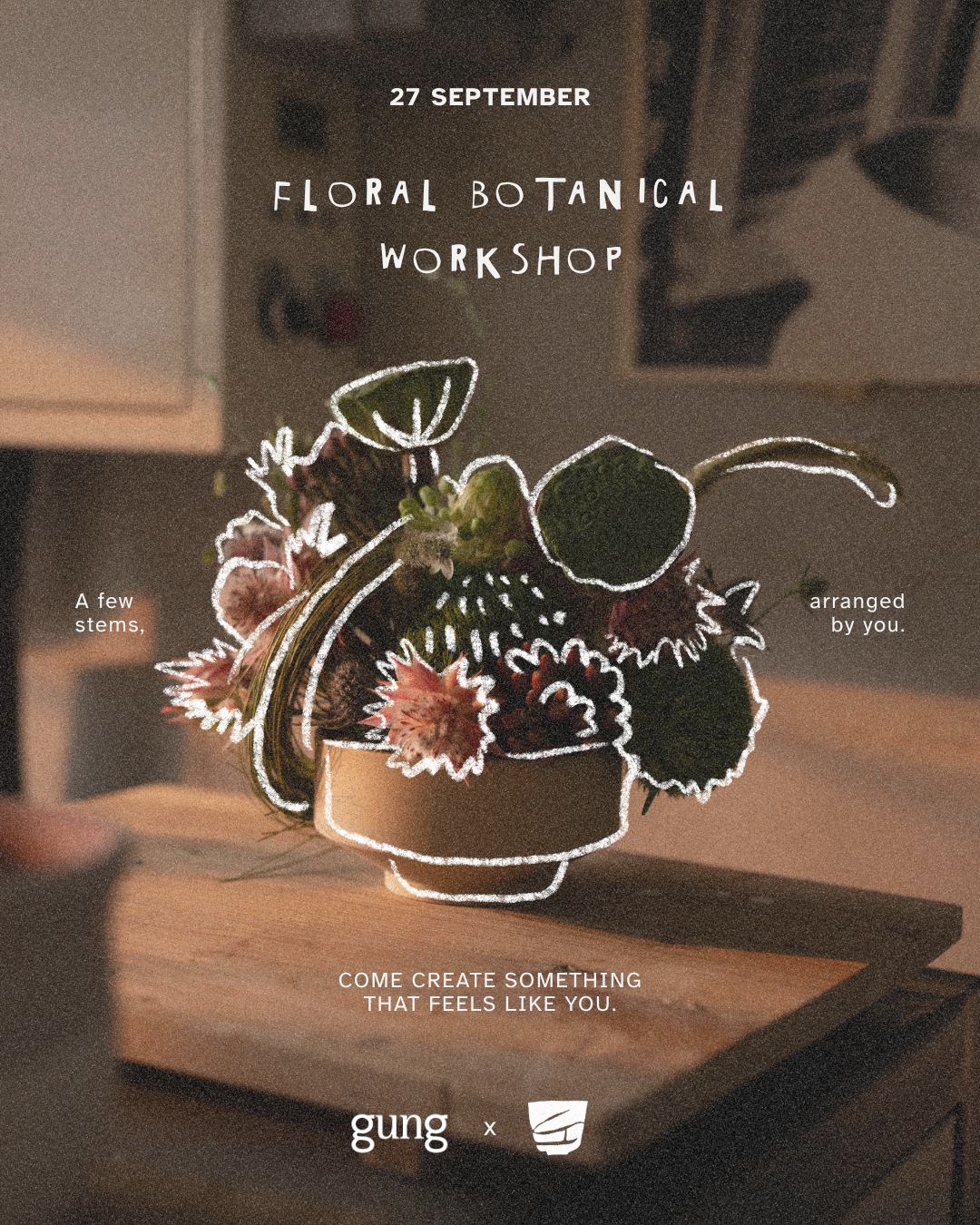 Floral Botanical Workshop "Becoming by Hand" with Wild Vessel
