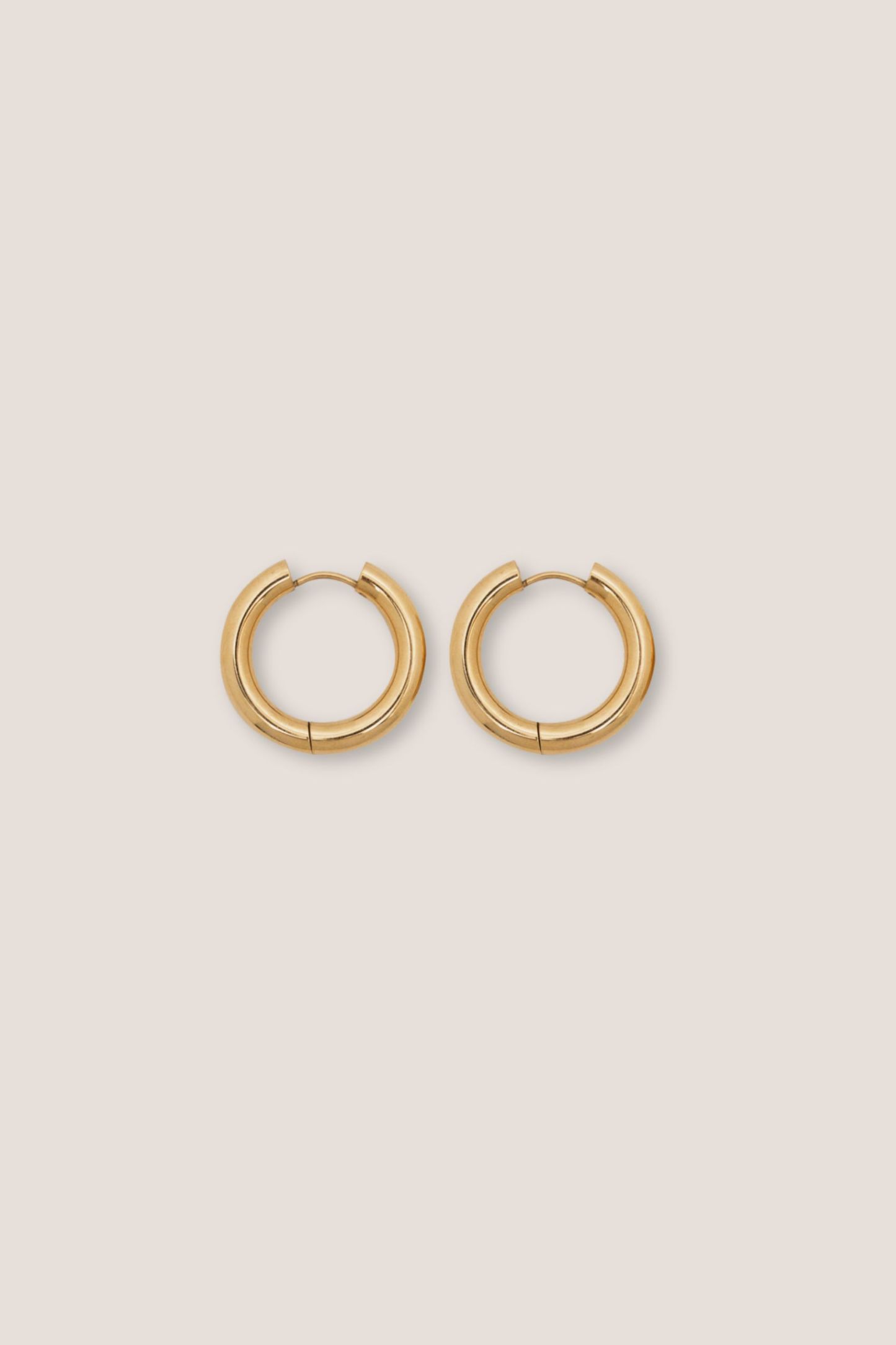 Eros Gold Hoop Earrings