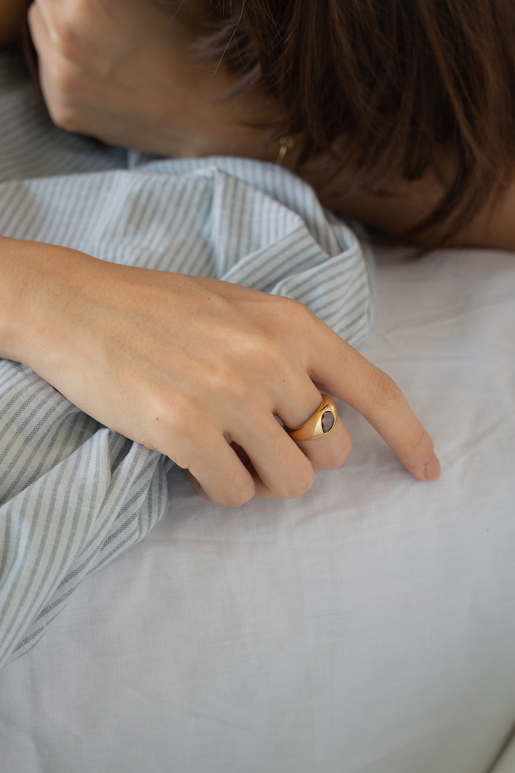 Fig Gold Ring