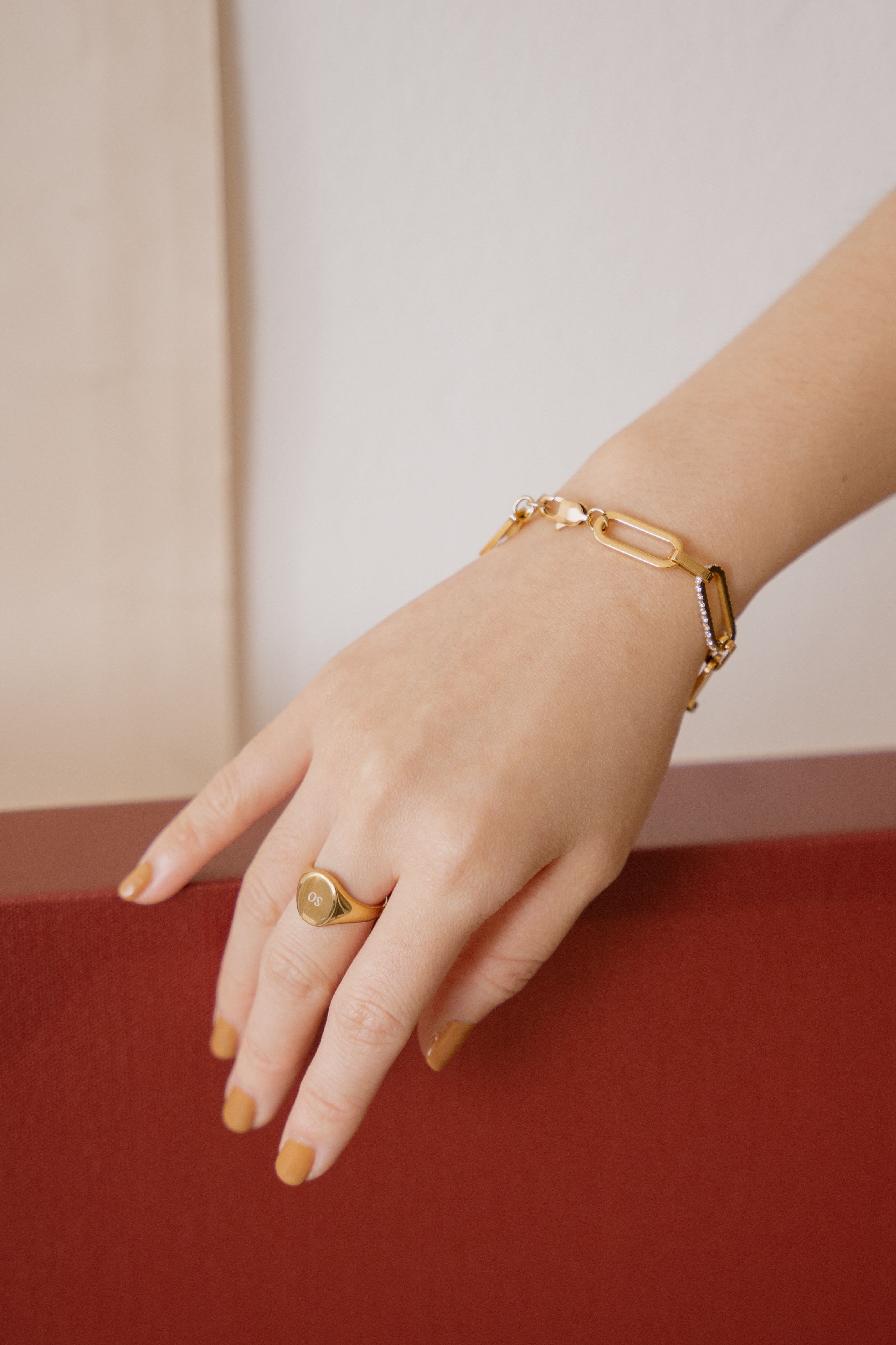 Galore Gold Link Chain Bracelet