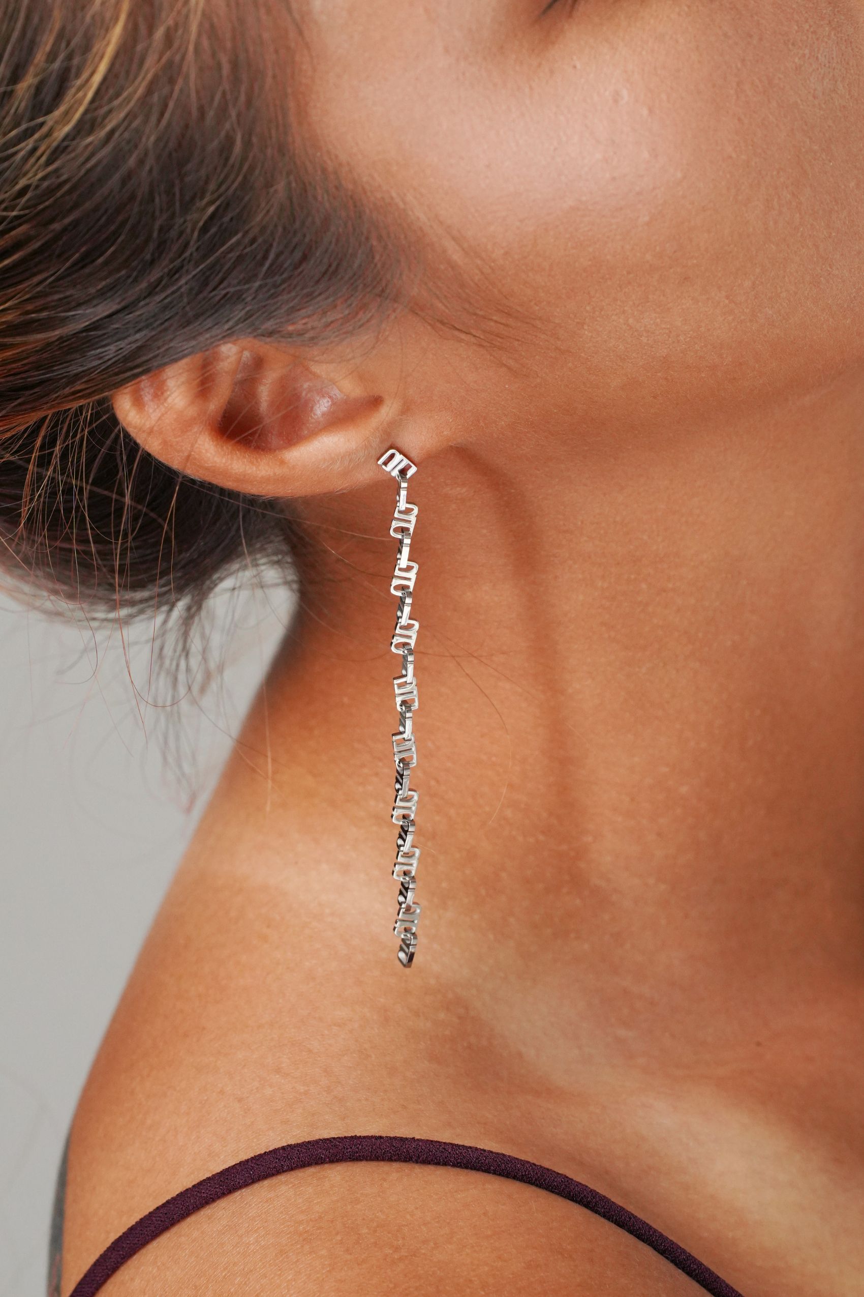 Gung Iconic Drift Silver Earrings