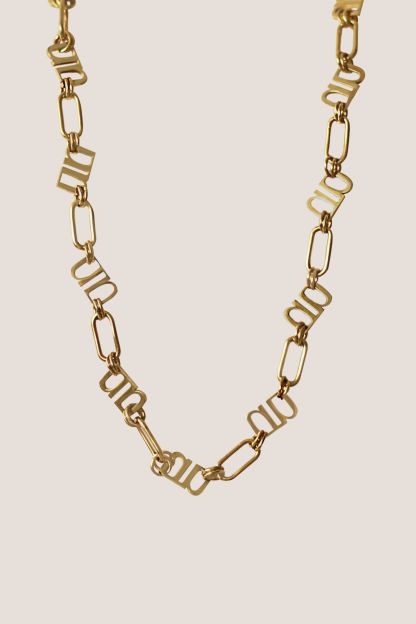 Gung Iconic Gold Chain Necklace