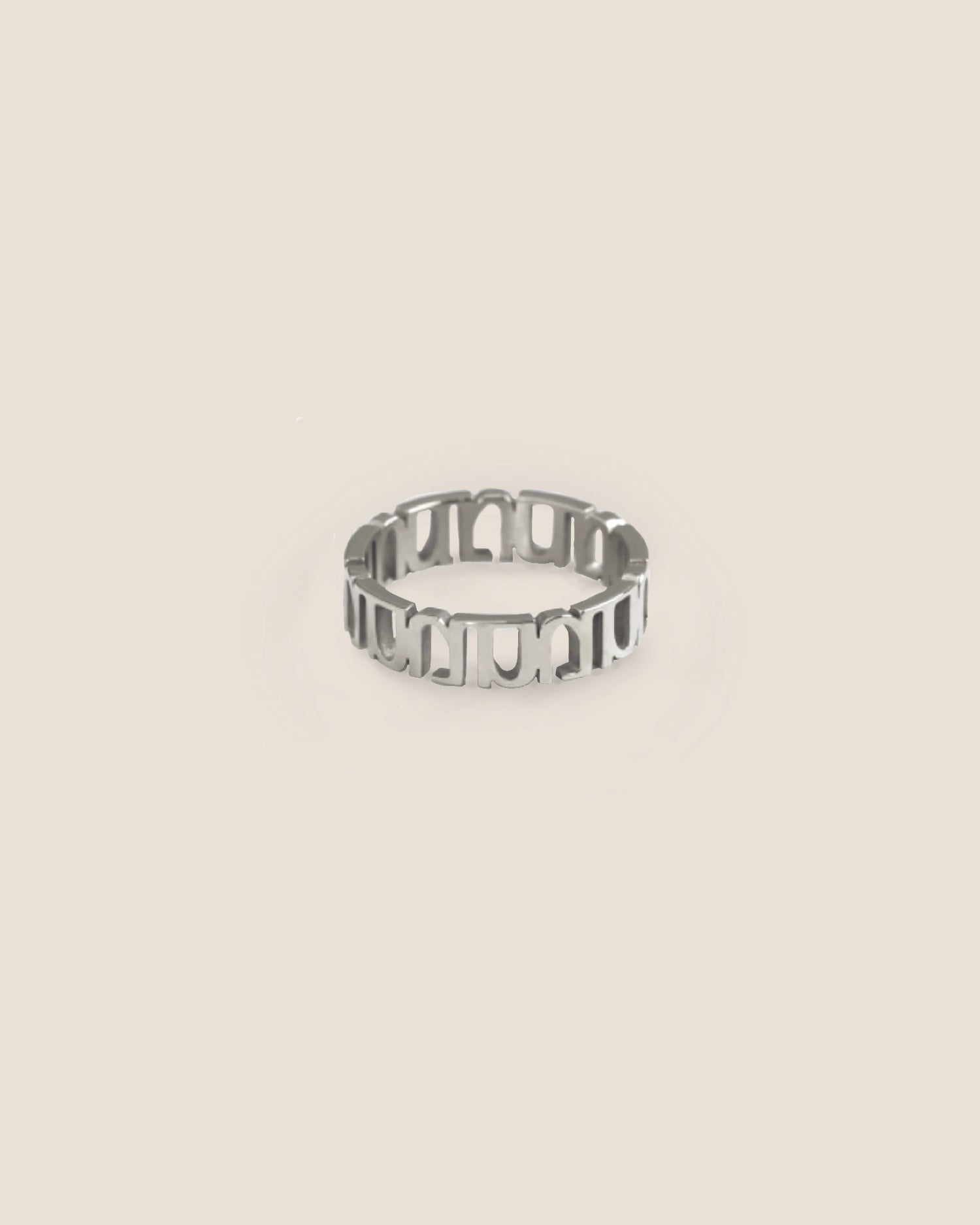 Gung Iconic Silver Ring