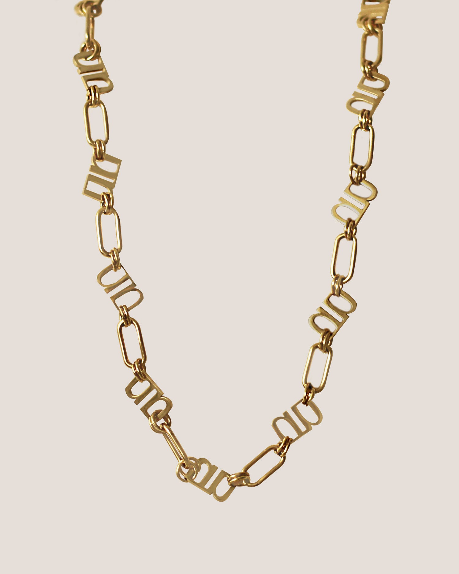 Gung Iconic Gold Chain Necklace