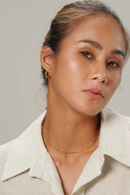 Isla Thin Gold Chain Necklace