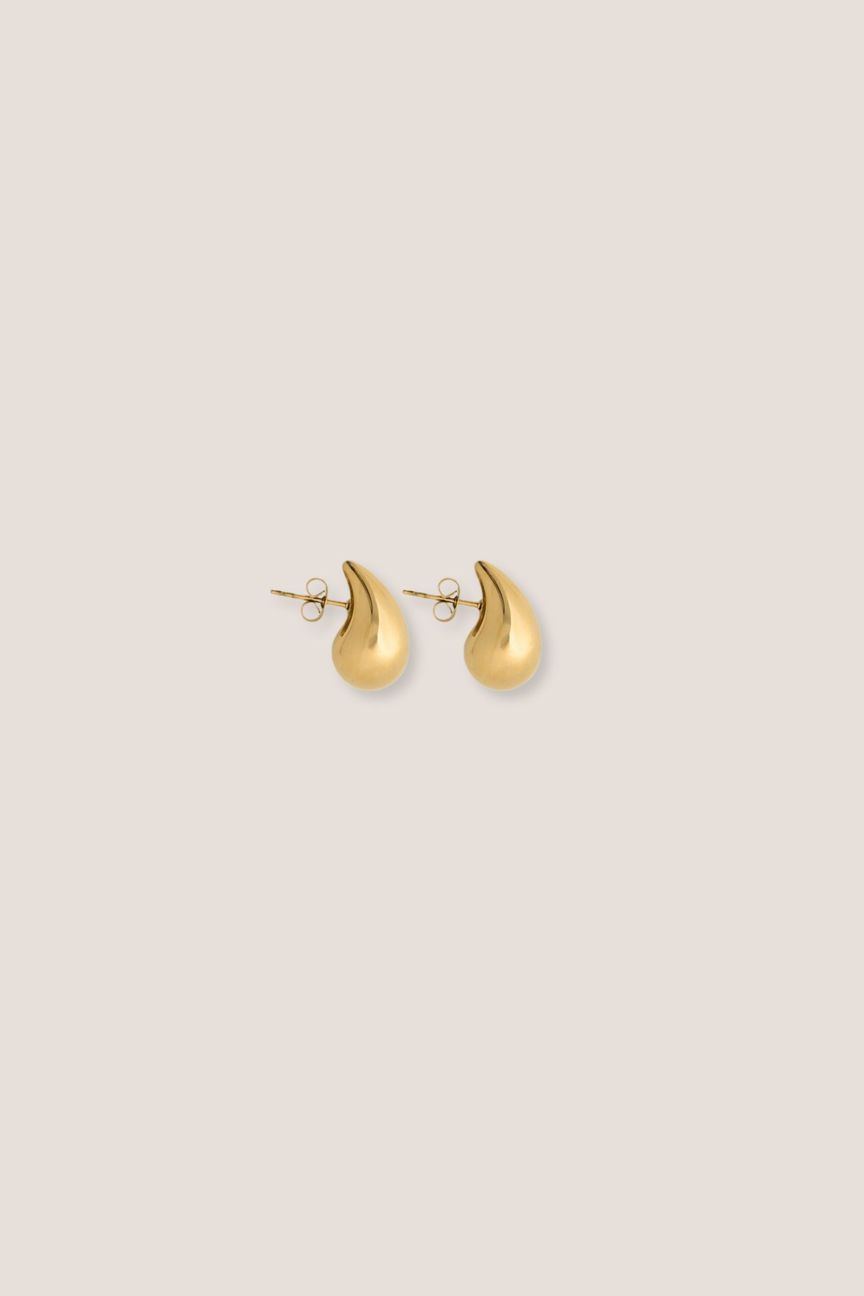 Mini Droplet Gold Earrings