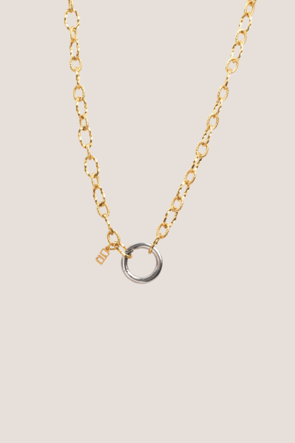 Nue Mixed Metal Gold Necklace