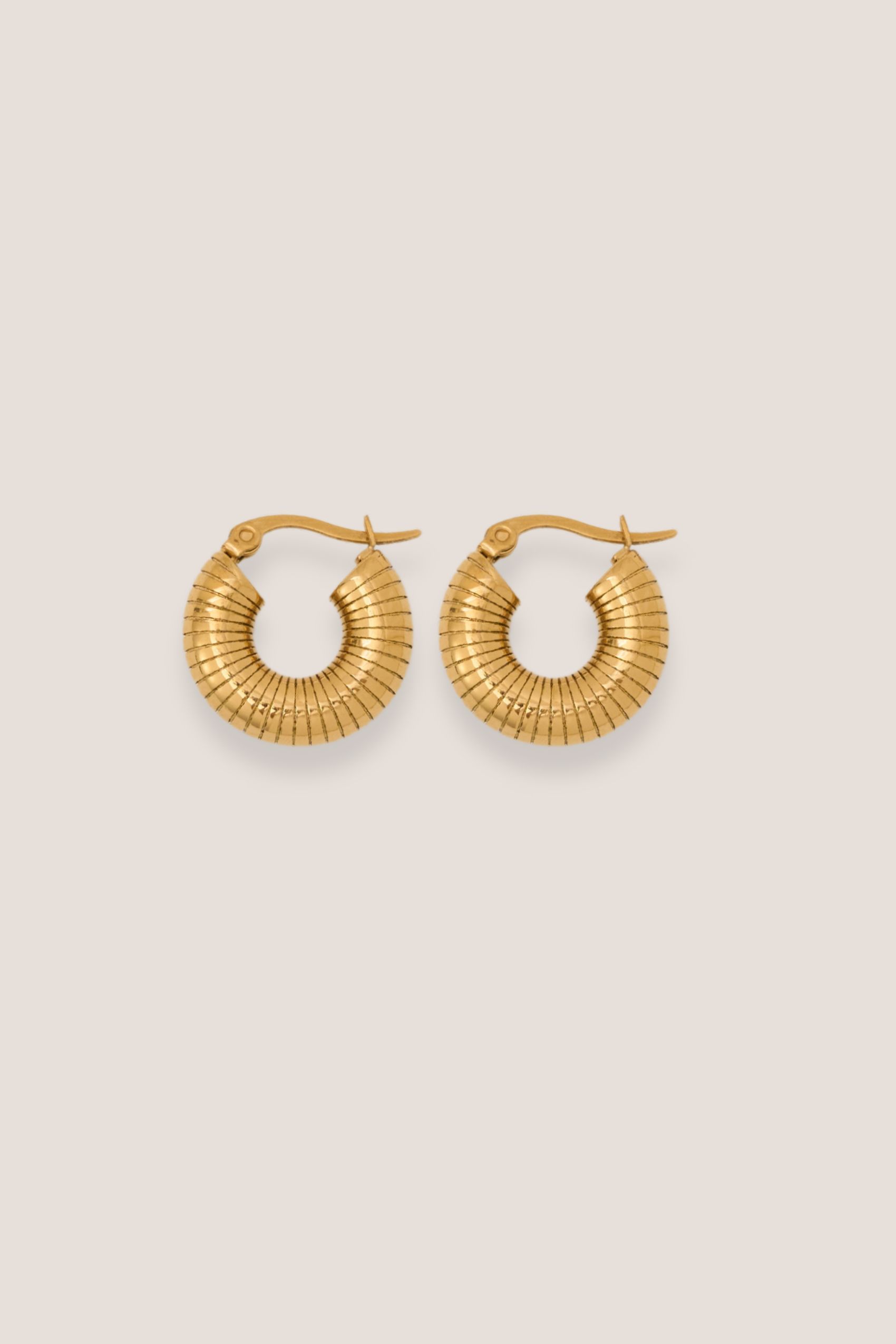 Linear Gold Earrings