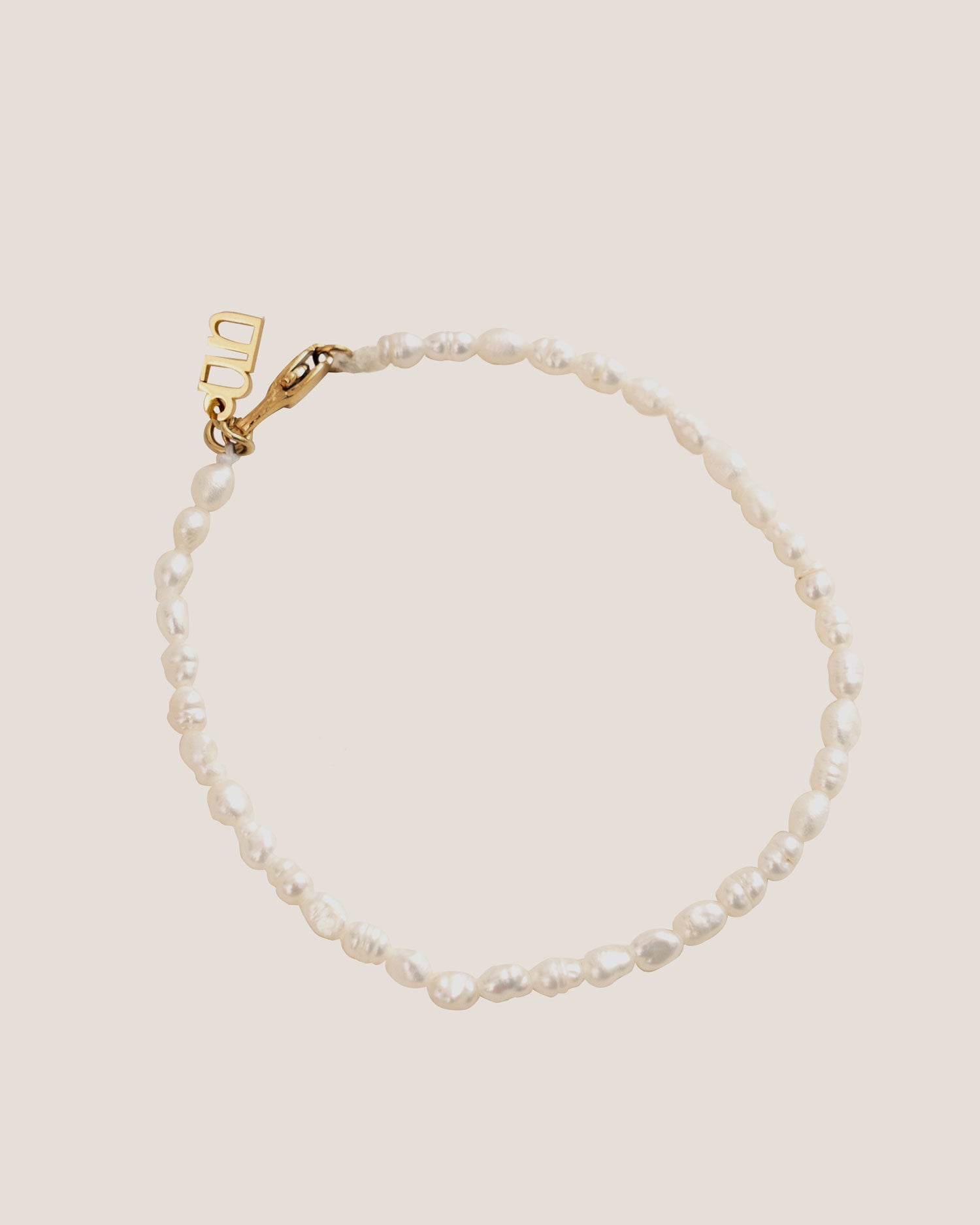Fucata Baroque Freshwater Pearl Gold Bracelet