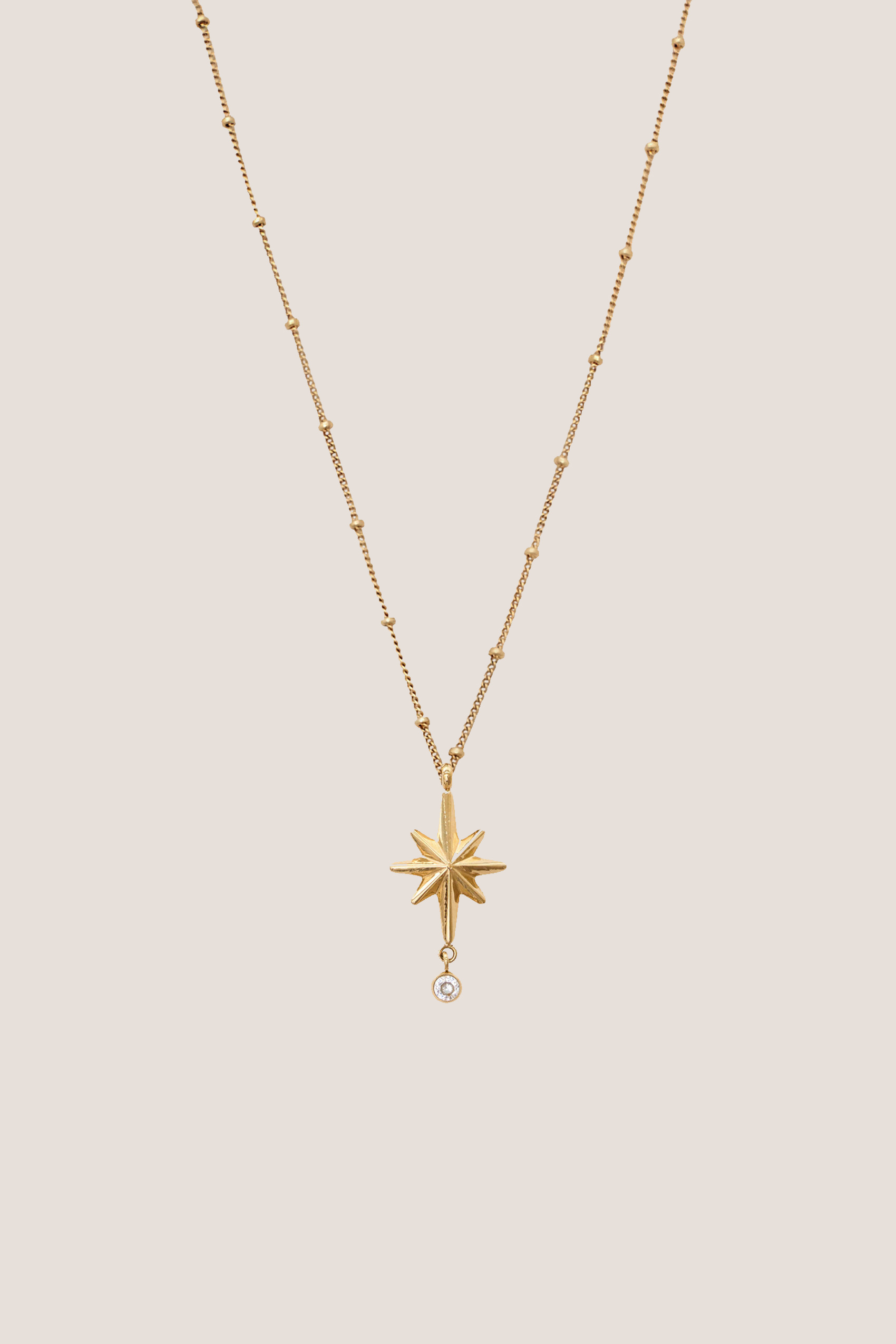 Stardust Gold Chain Pendant Necklace