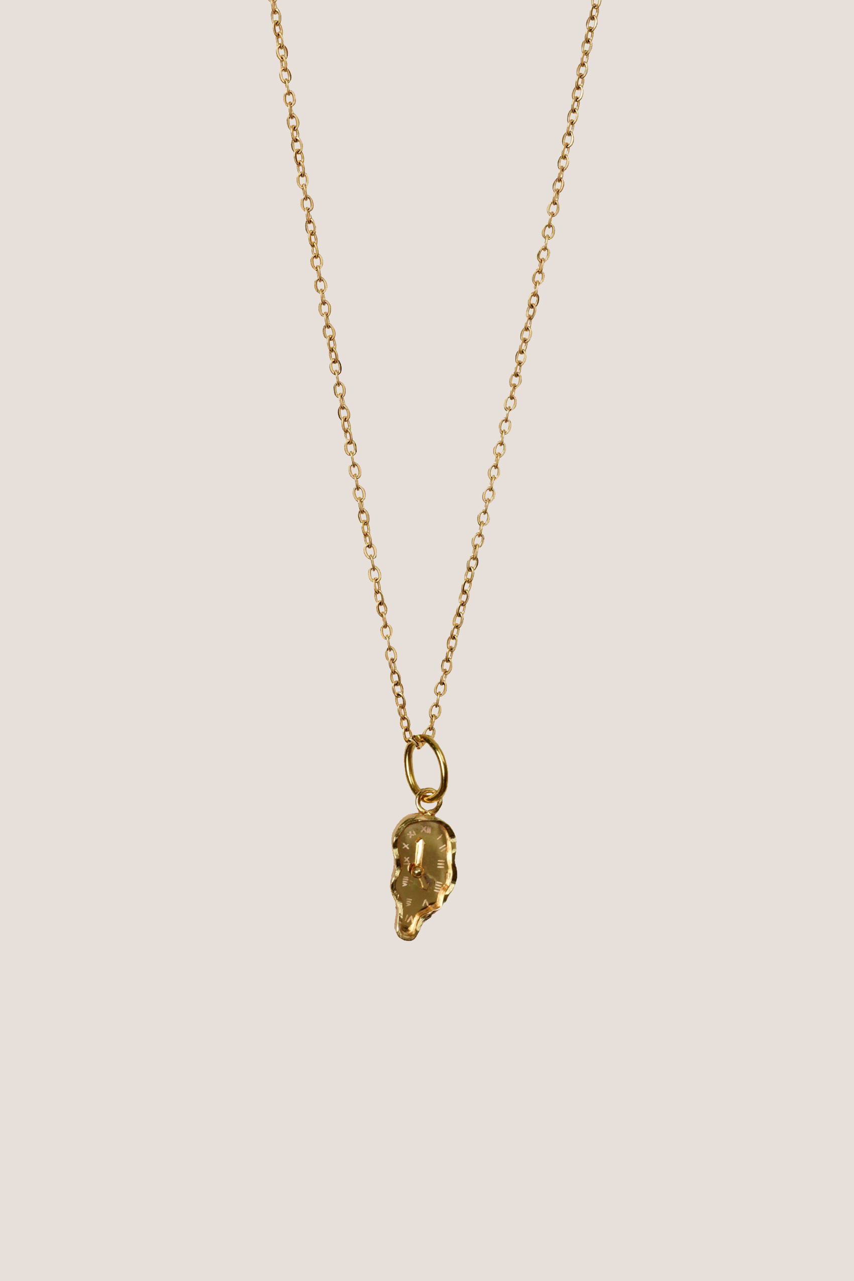 Timeless Flow Charm with Gold Chain Necklace | Gung Jewellery