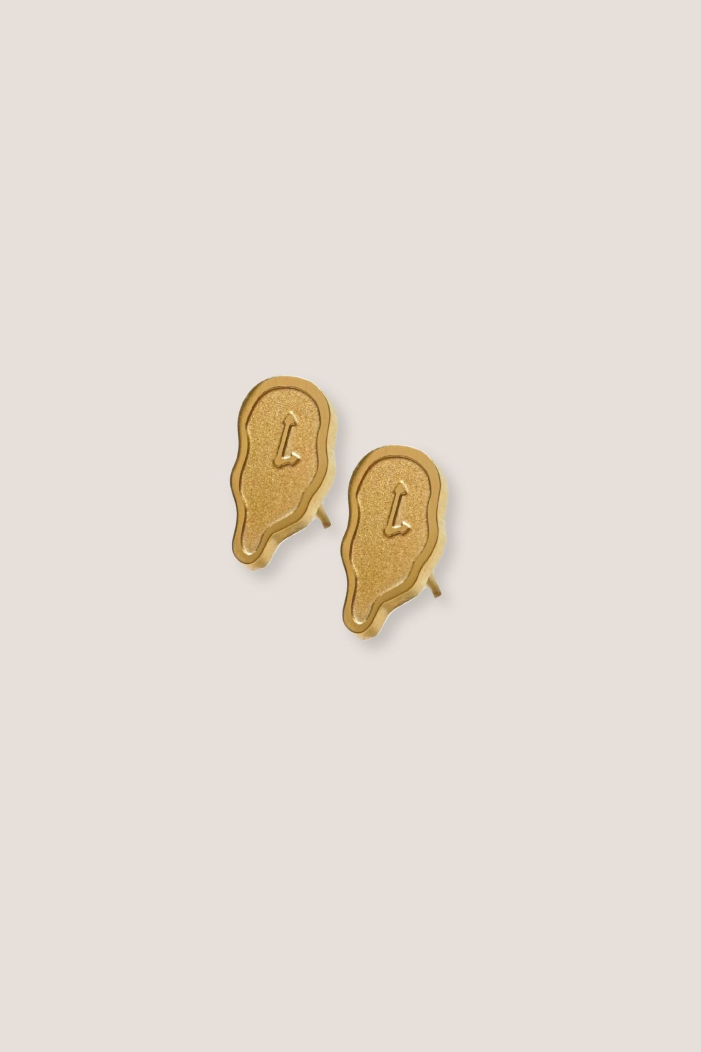 Timeless Flow Gold Stud Earrings