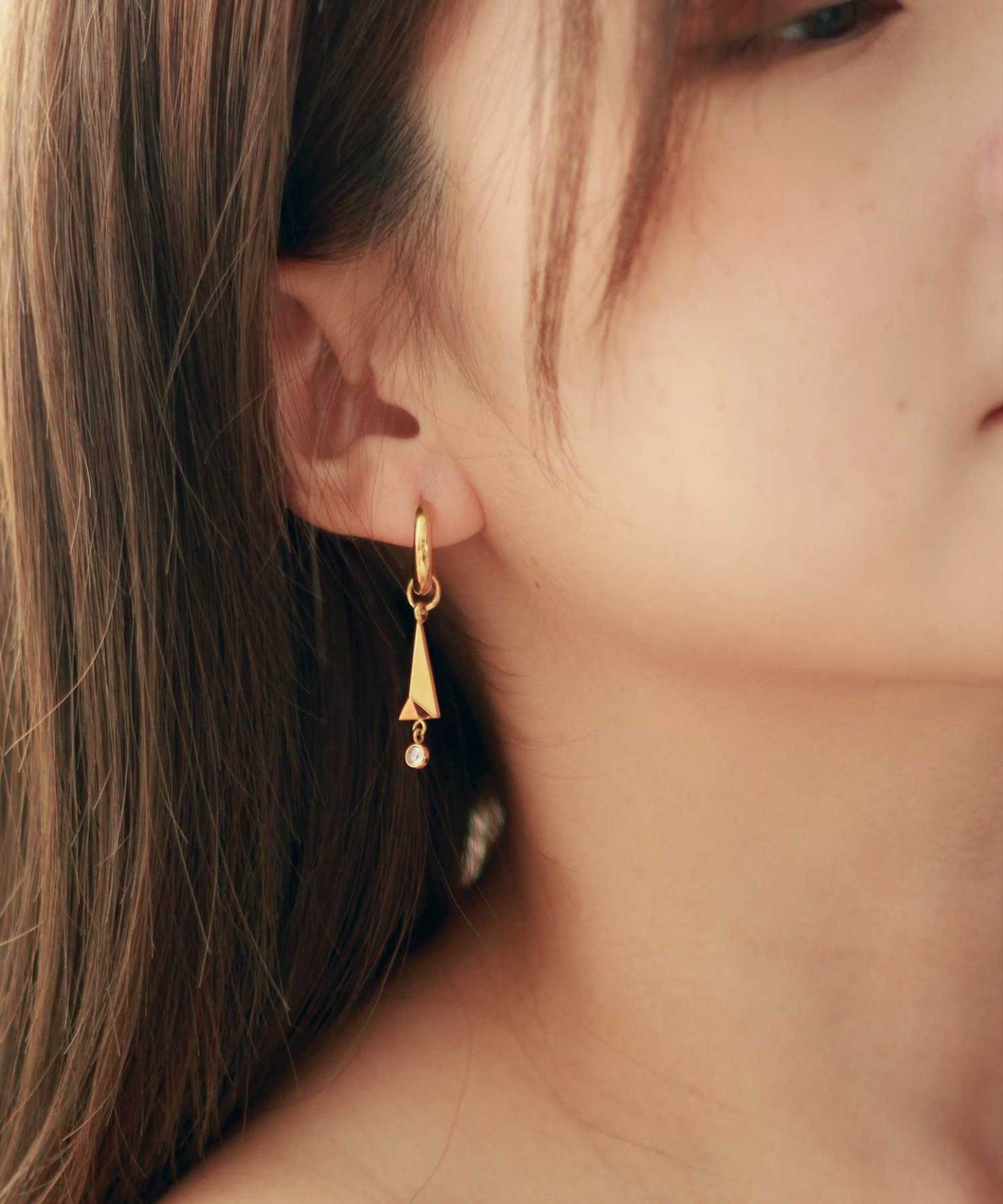 Bibelot Mini Gold Hoops Earrings