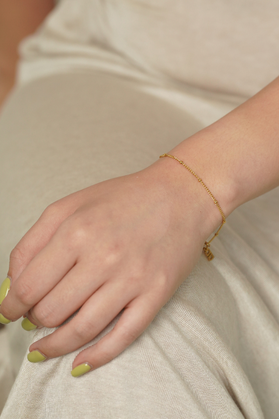 Ball Gold Chain Bracelet