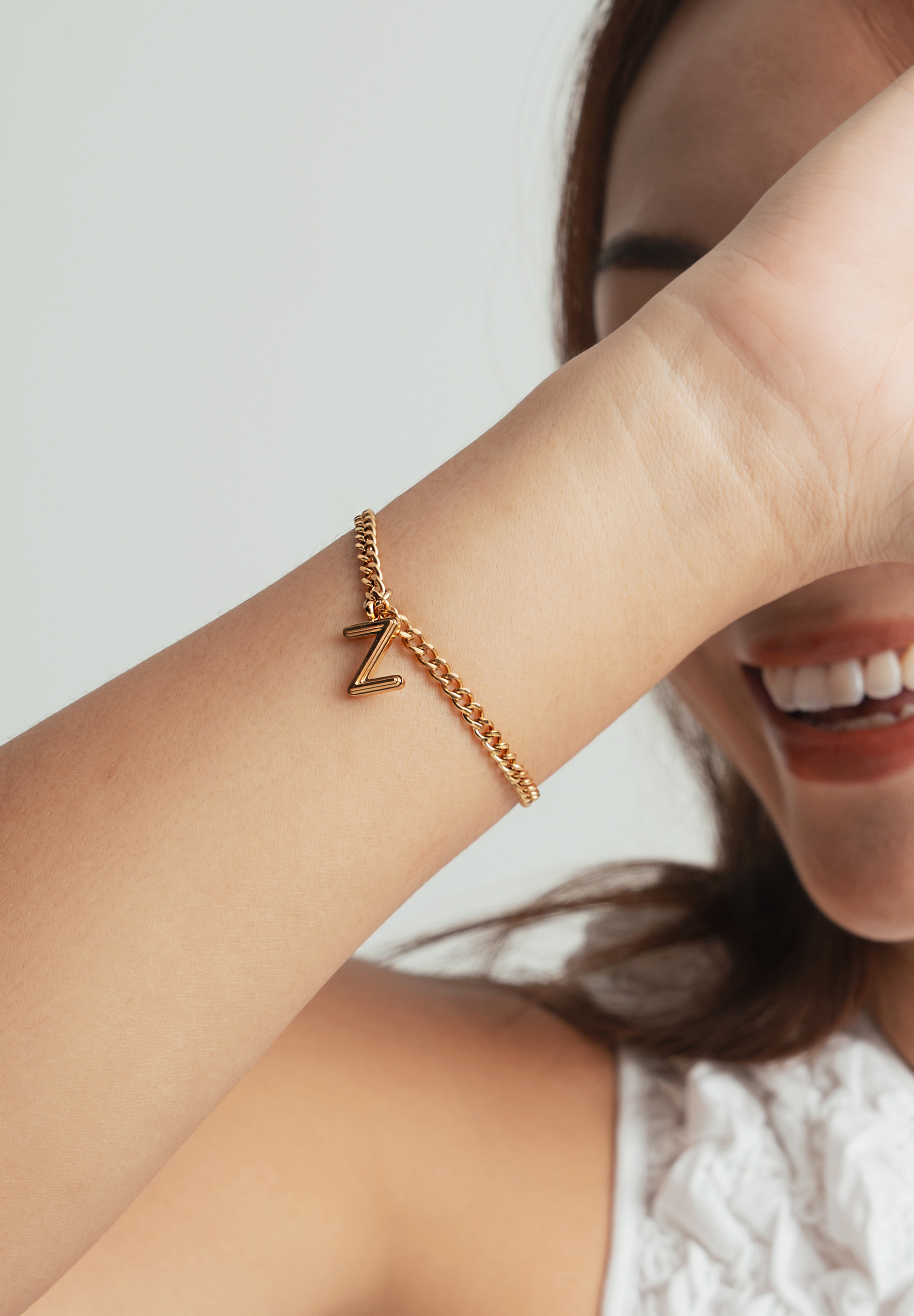Alphabet Gold Charm