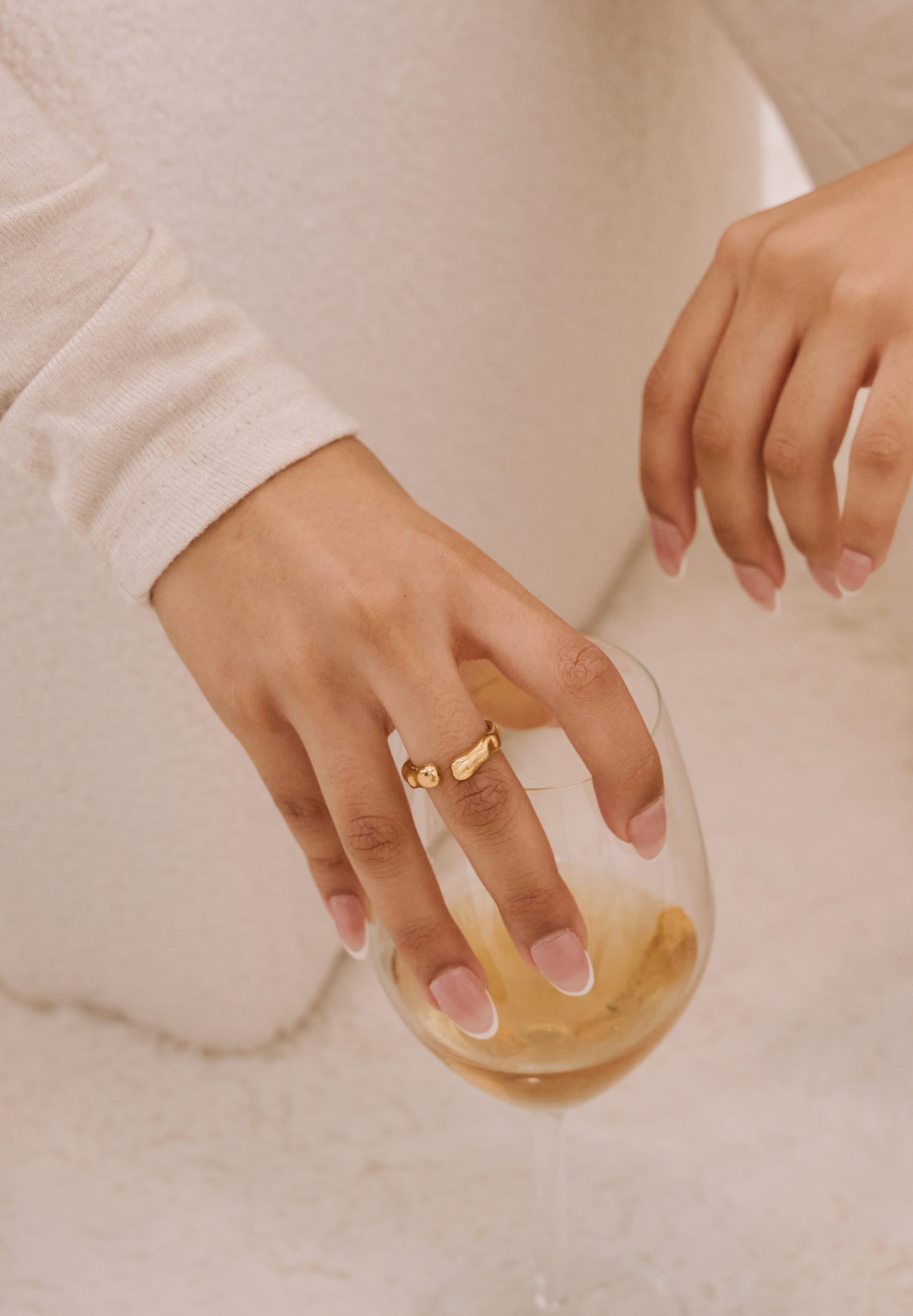 Aurora Irregular Gold Ring