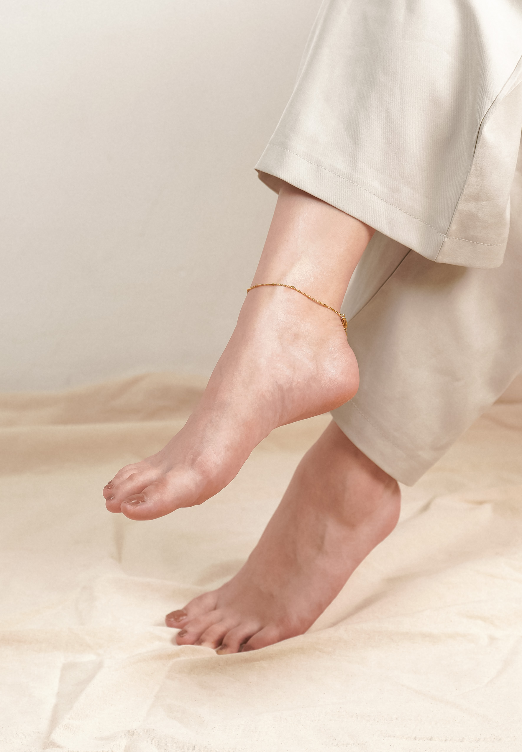 Ball Gold Chain Anklet