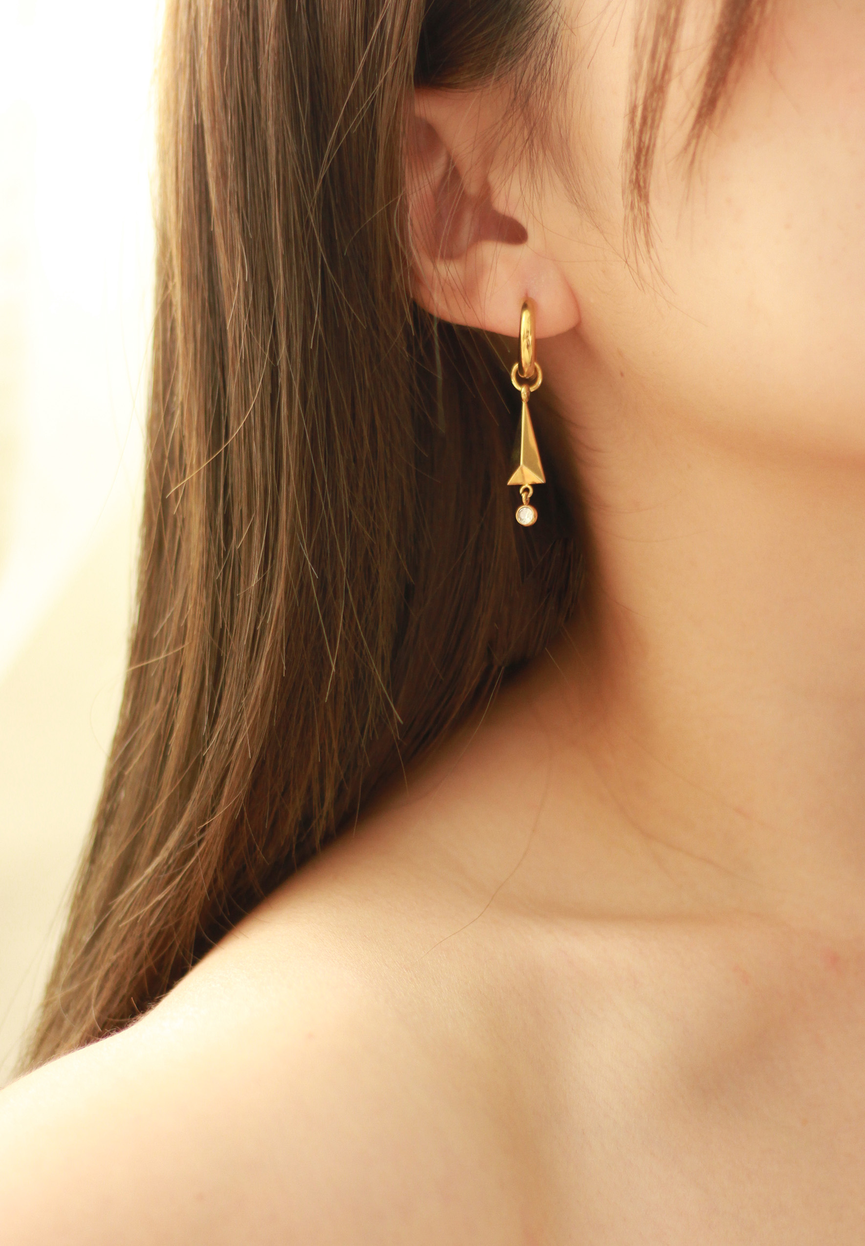 Bibelot Mini Gold Hoops Earrings