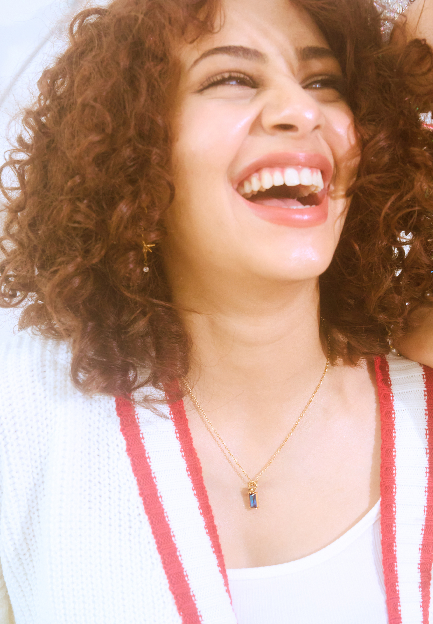 Verity Blue Sapphire Charm