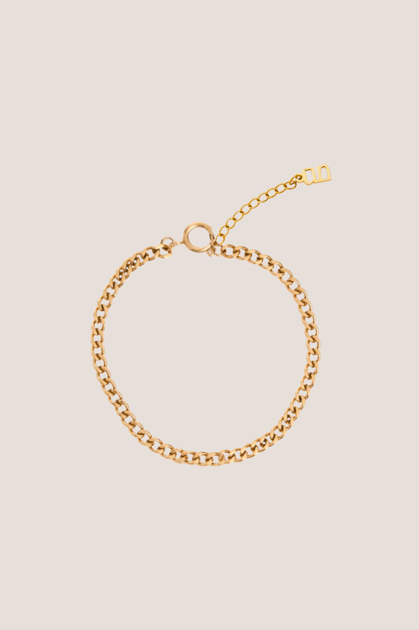 Curb Chain Gold Anklet