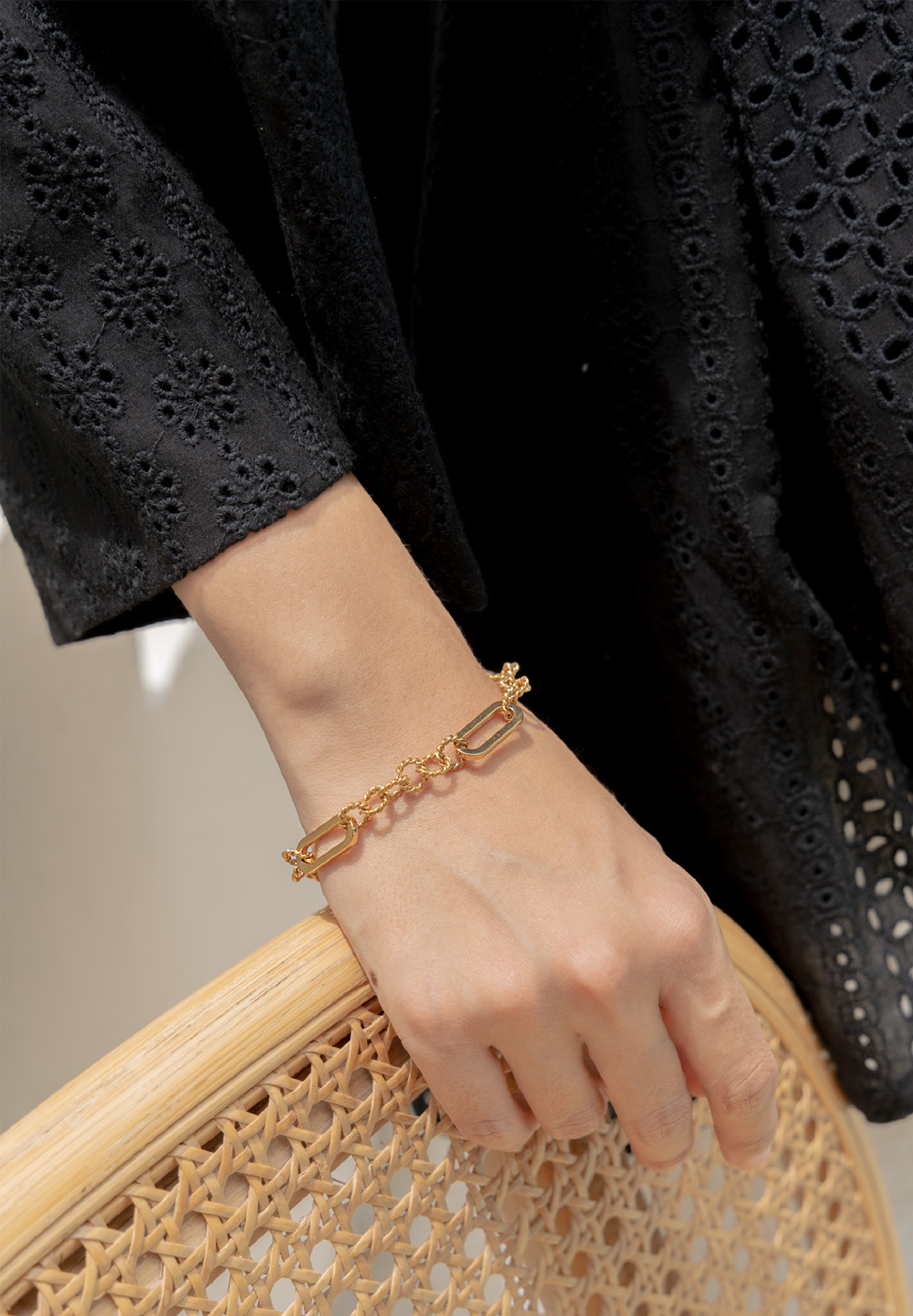 Dalia Gold Link Chain Bracelet