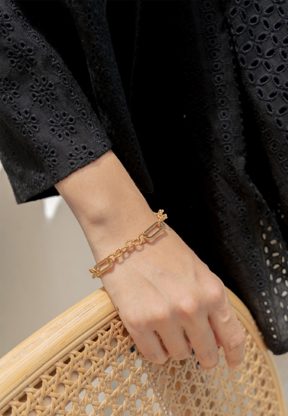 Dalia Gold Link Chain Bracelet
