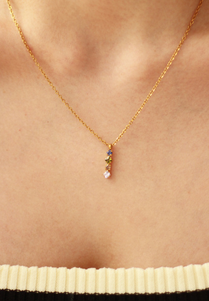 Desire Mystic Gold Chain Pendant Necklace
