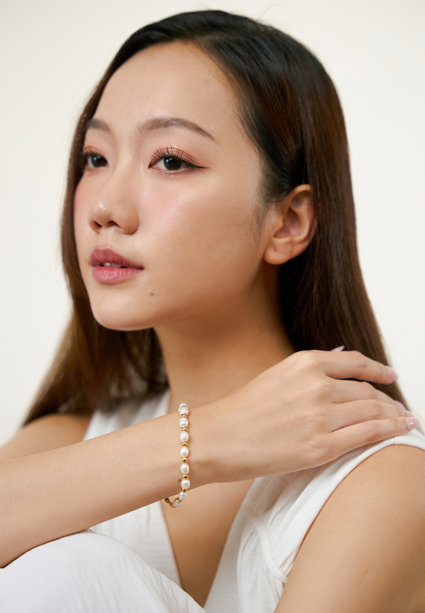 Dew Pearl Gold Bracelet