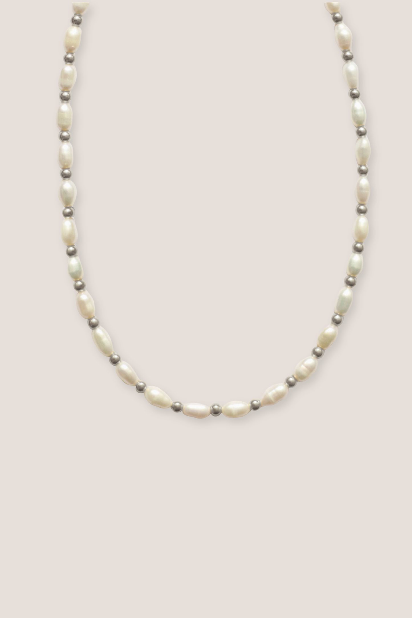 Dew Pearl Silver Necklace