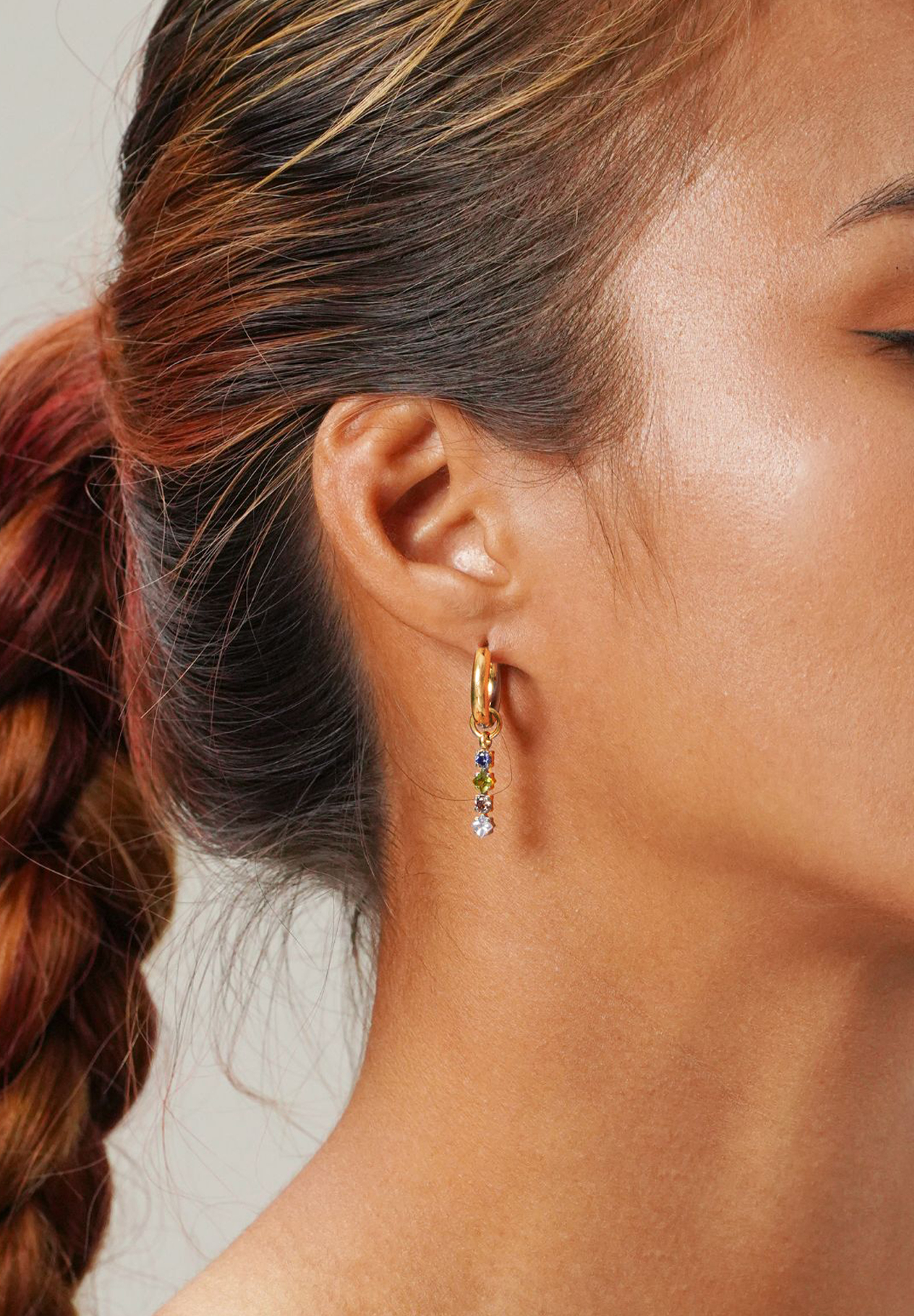 Desire Mystic Mini Gold Hoop Earrings
