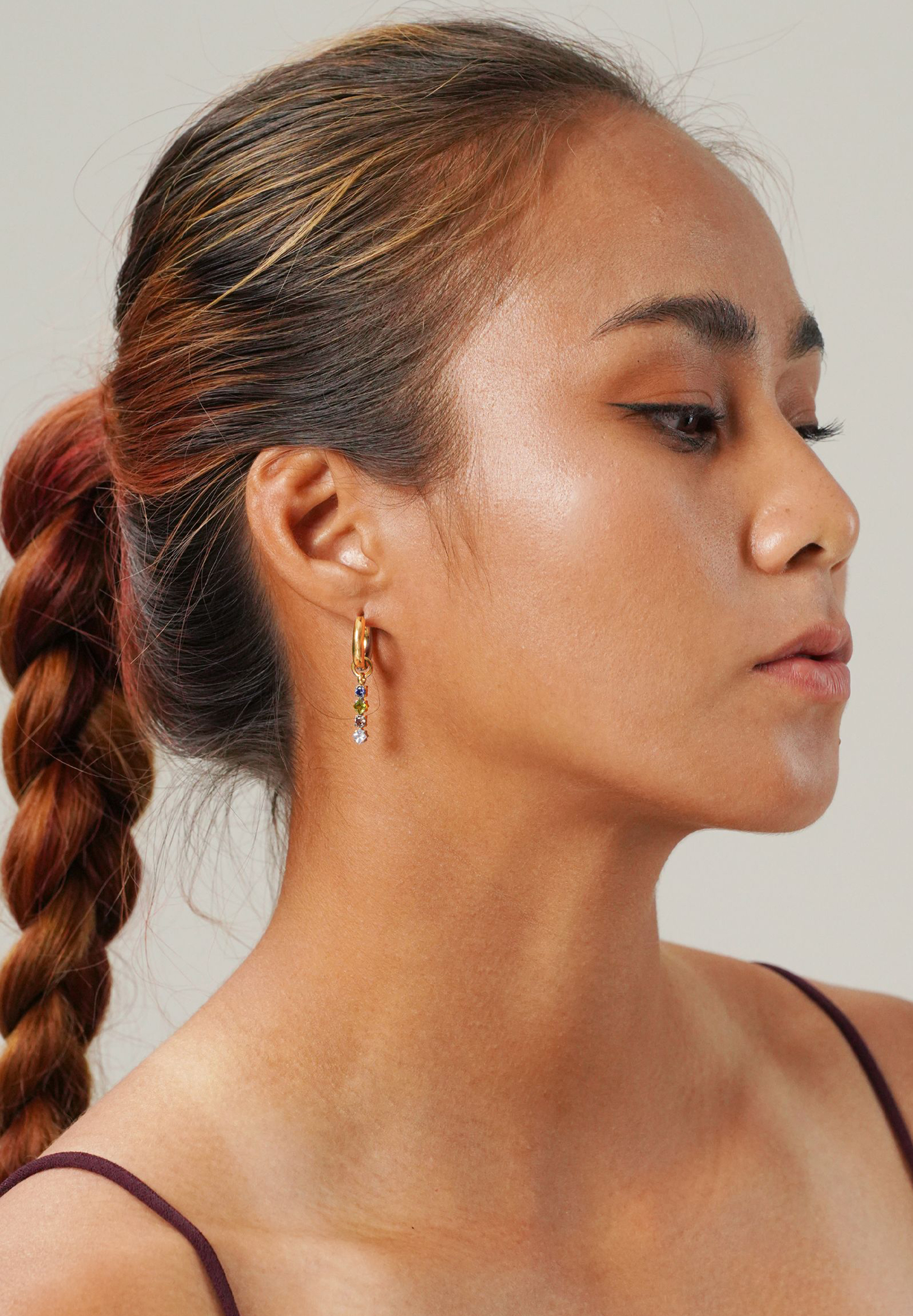 Desire Mystic Mini Gold Hoop Earrings