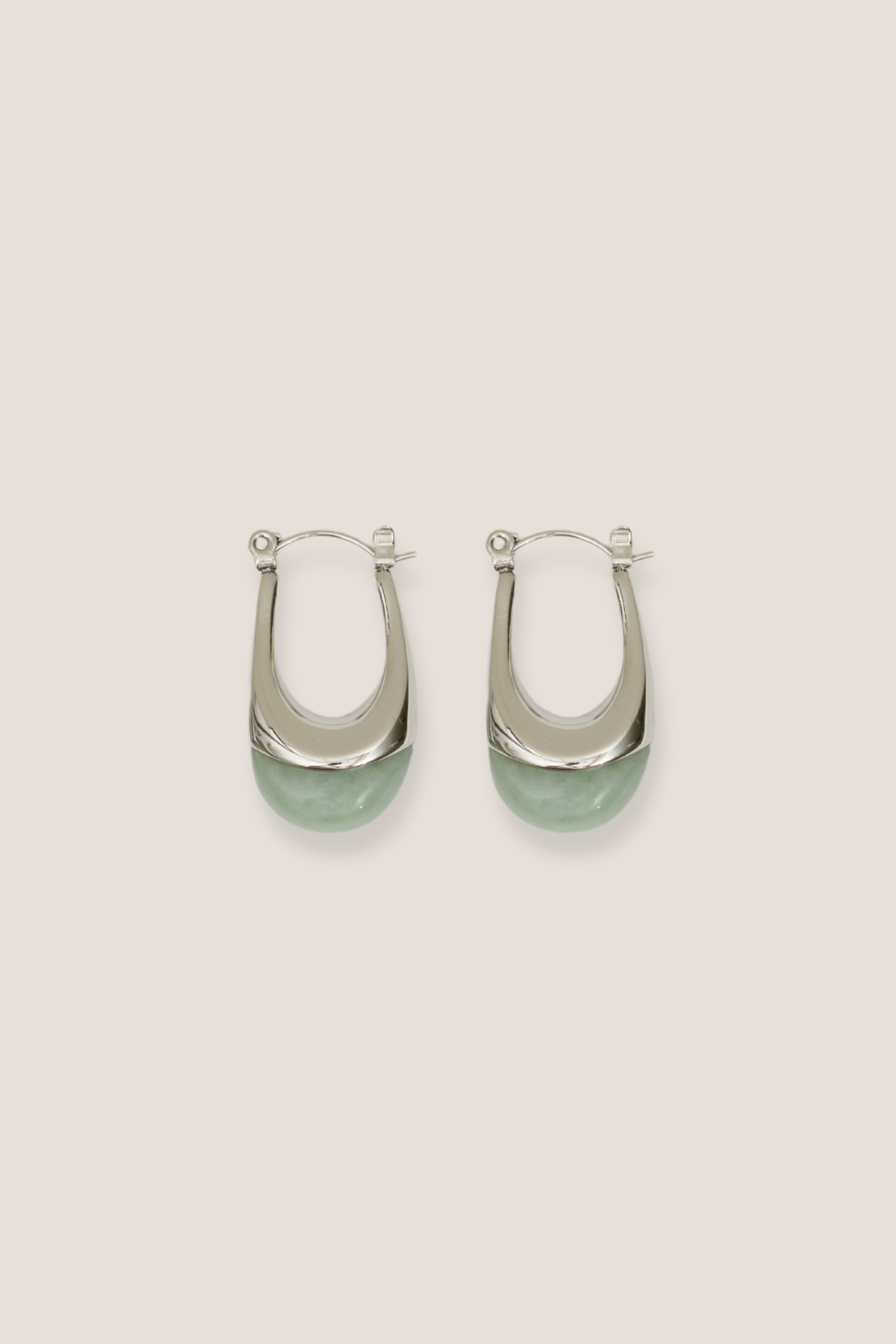 Eden Silver Hoop Earrings
