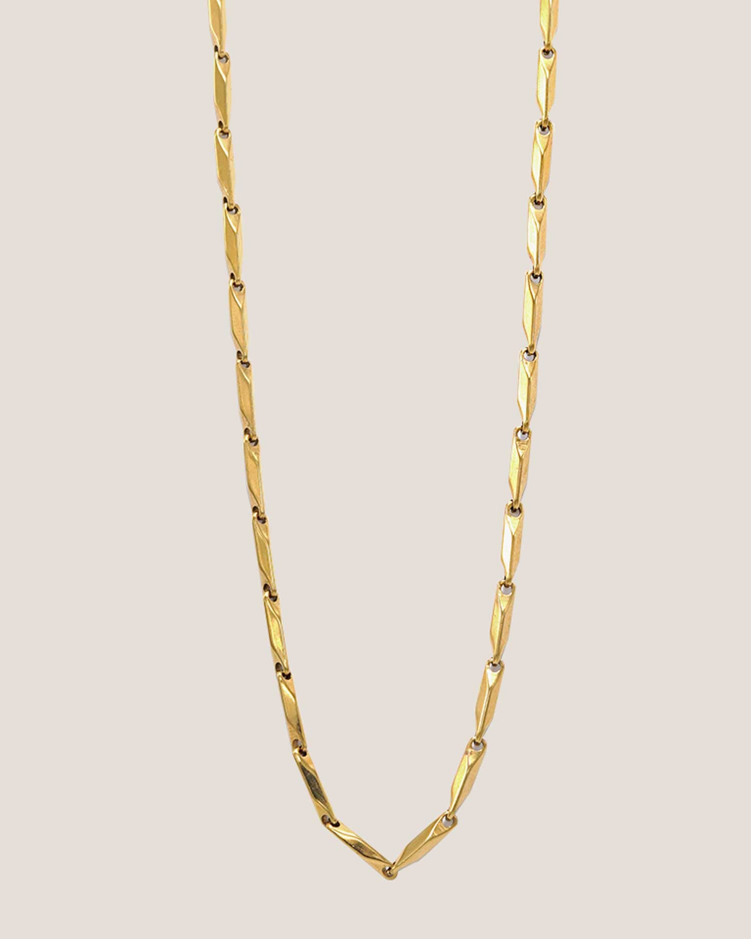 Edgy Gold Chain Necklace