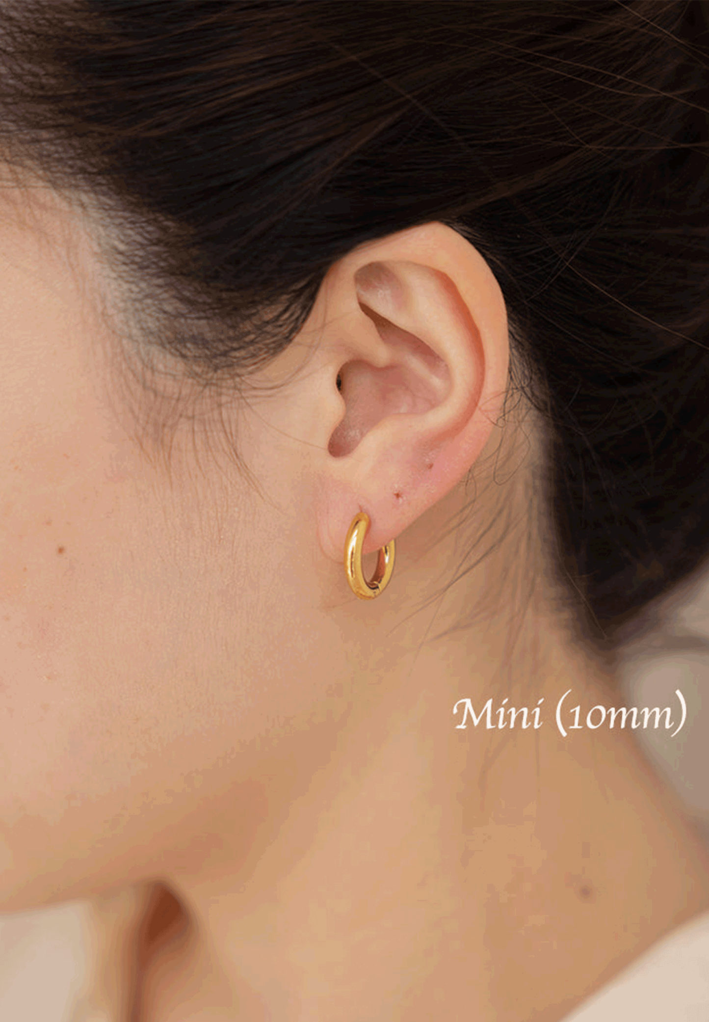 Eros Gold Hoop Earrings