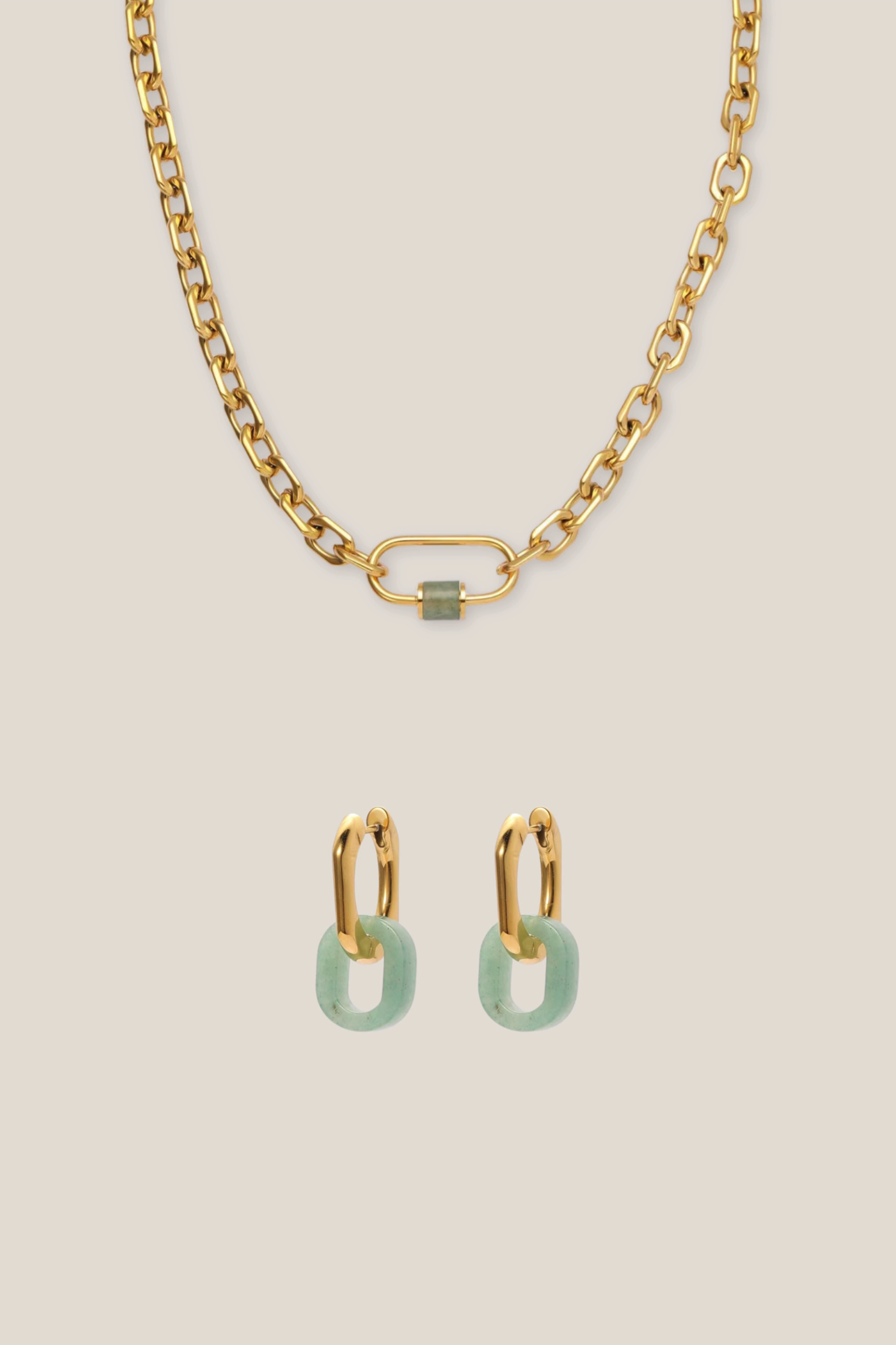 Courage Jade Aventurine Duo