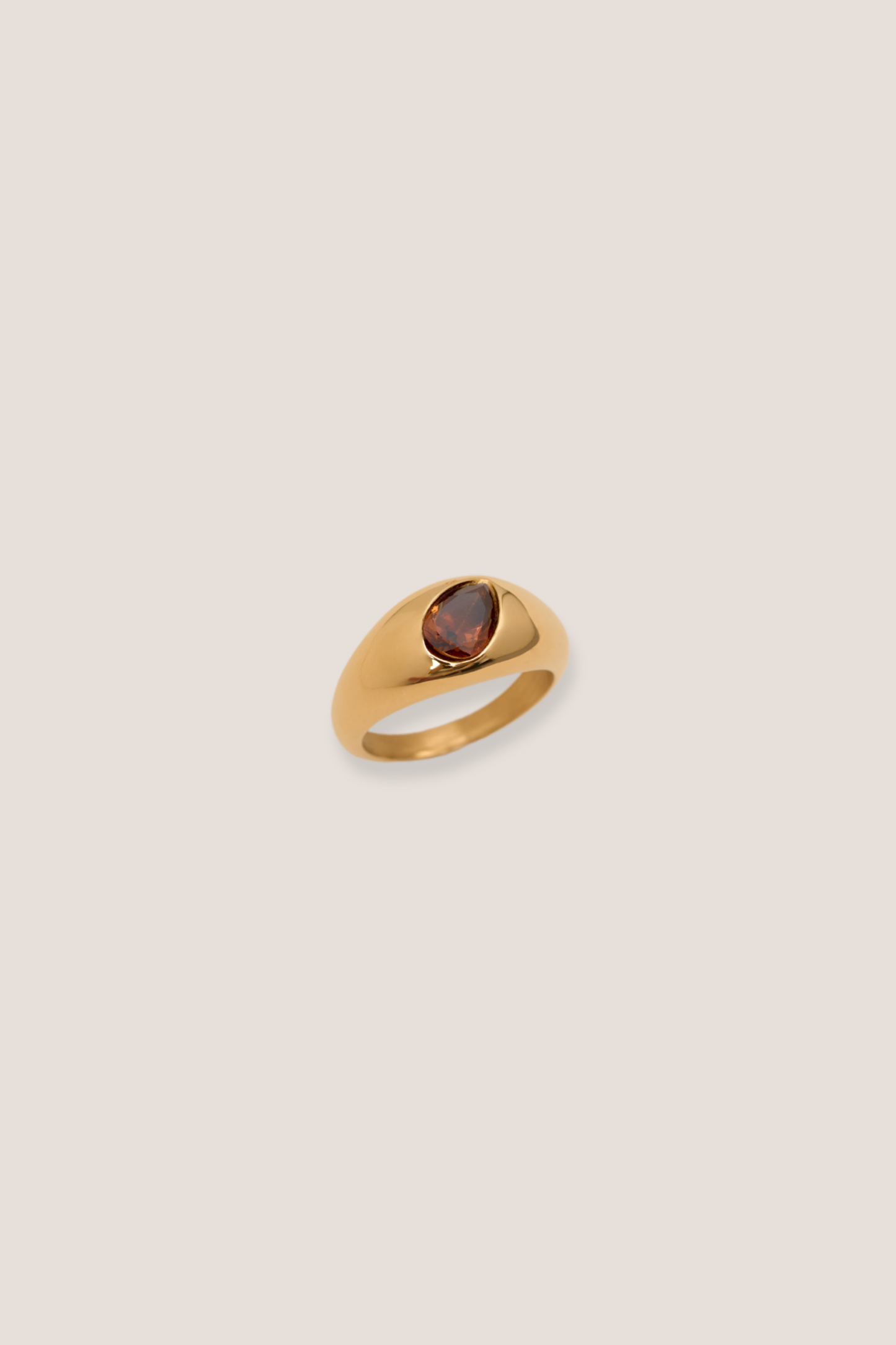 Fig Gold Ring