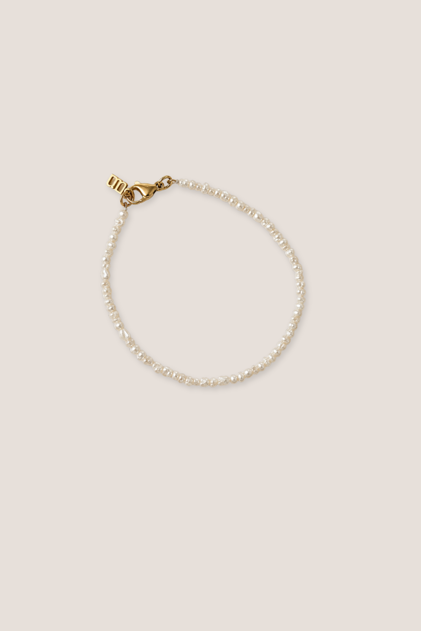 Fucata Baroque Freshwater Pearl Gold Bracelet