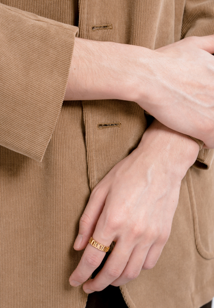 Gung Iconic Gold Sleek Ring