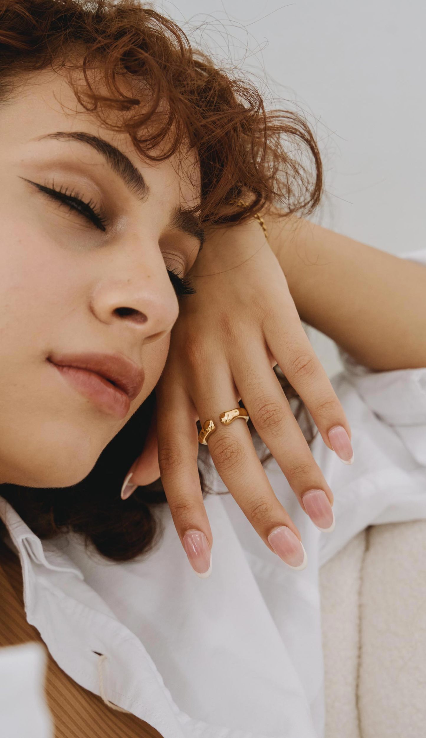 Aurora Irregular Gold Ring
