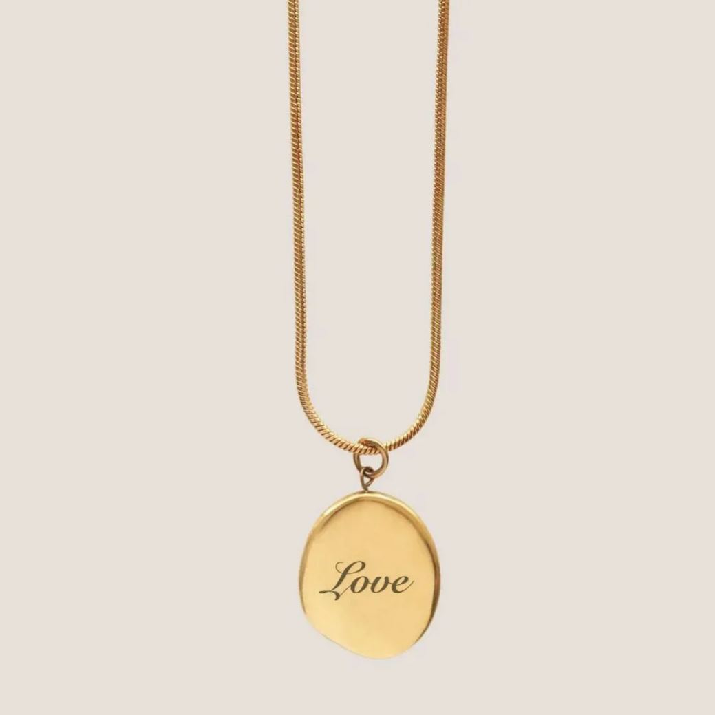 [Pre-order] Aurum Pendant Rounded Snake Chain Necklace