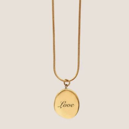 [Pre-order] Aurum Pendant Rounded Snake Chain Necklace
